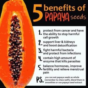 5 Benefits of Papaya Seeds