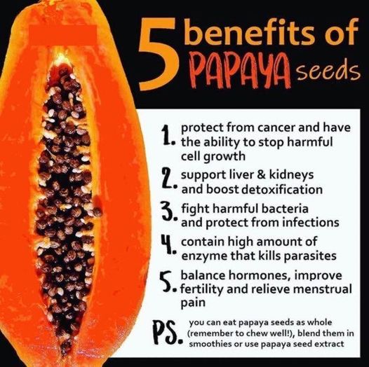 5 Benefits of Papaya Seeds